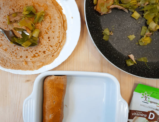 CRÊPES “PRIMAVERA” in crema di cocco e zenzero
