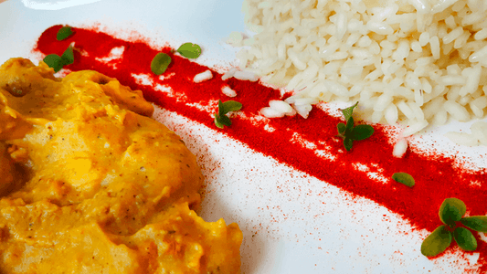 Pollo al Curry con Vellutata di Cocco