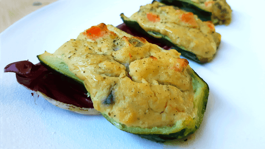 Zucchine ripiene al curry