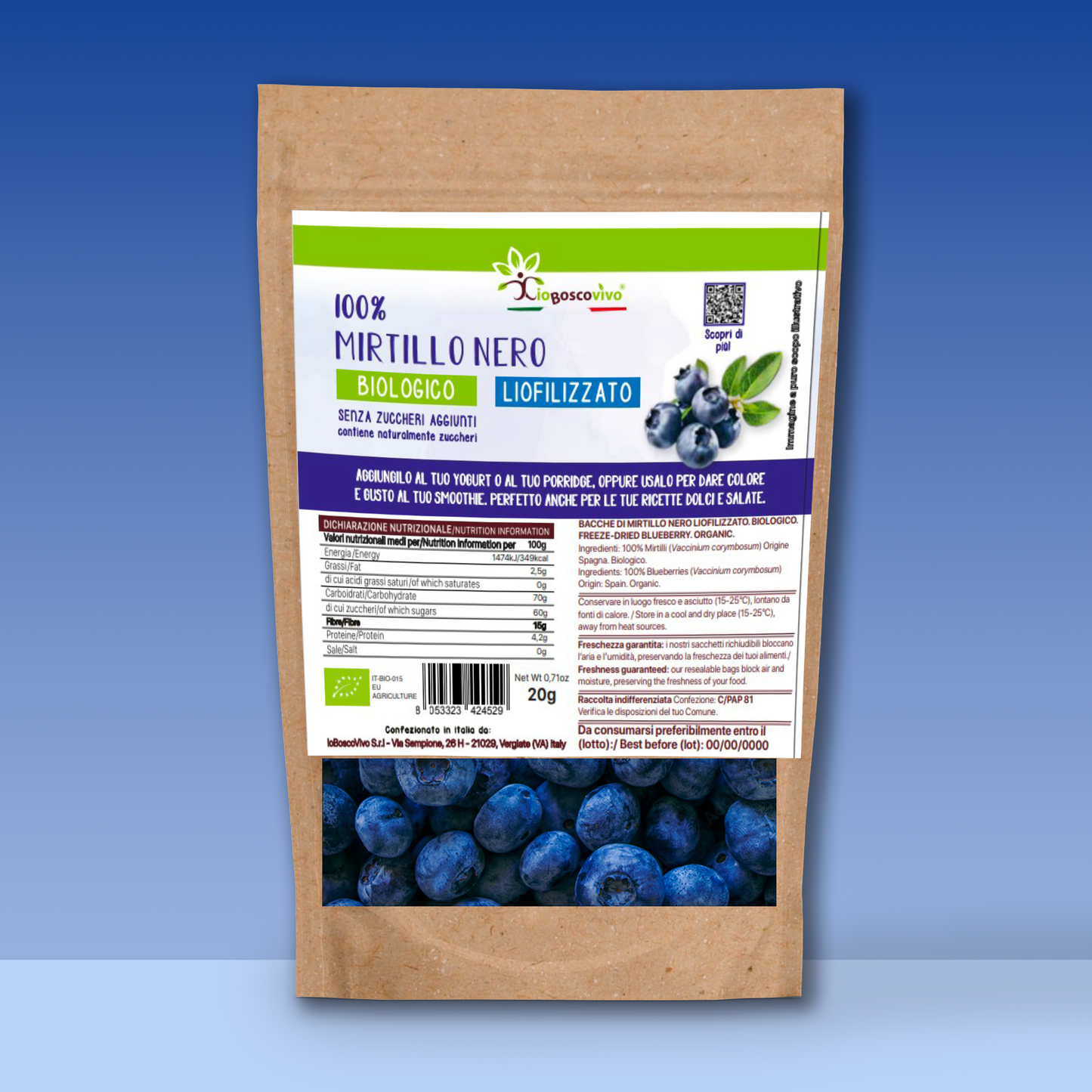 100 % Bio-Brombeeren – 100 g