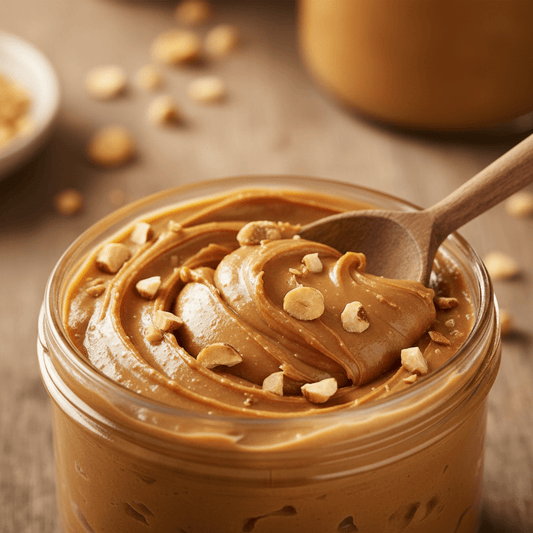 Texture crunchy della crema spalmabile di chufa biologica