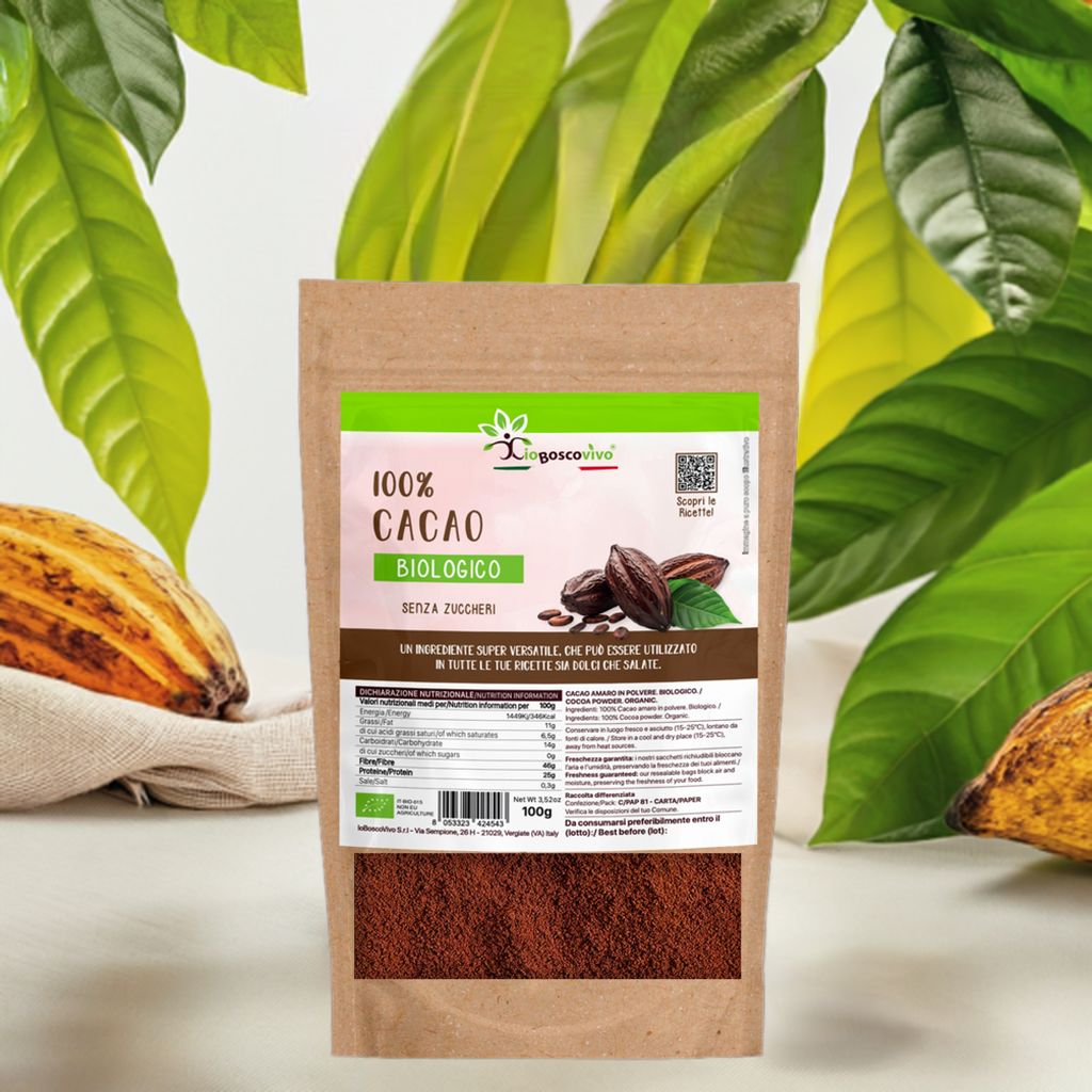 100% Cacao amaro BIO - 100g