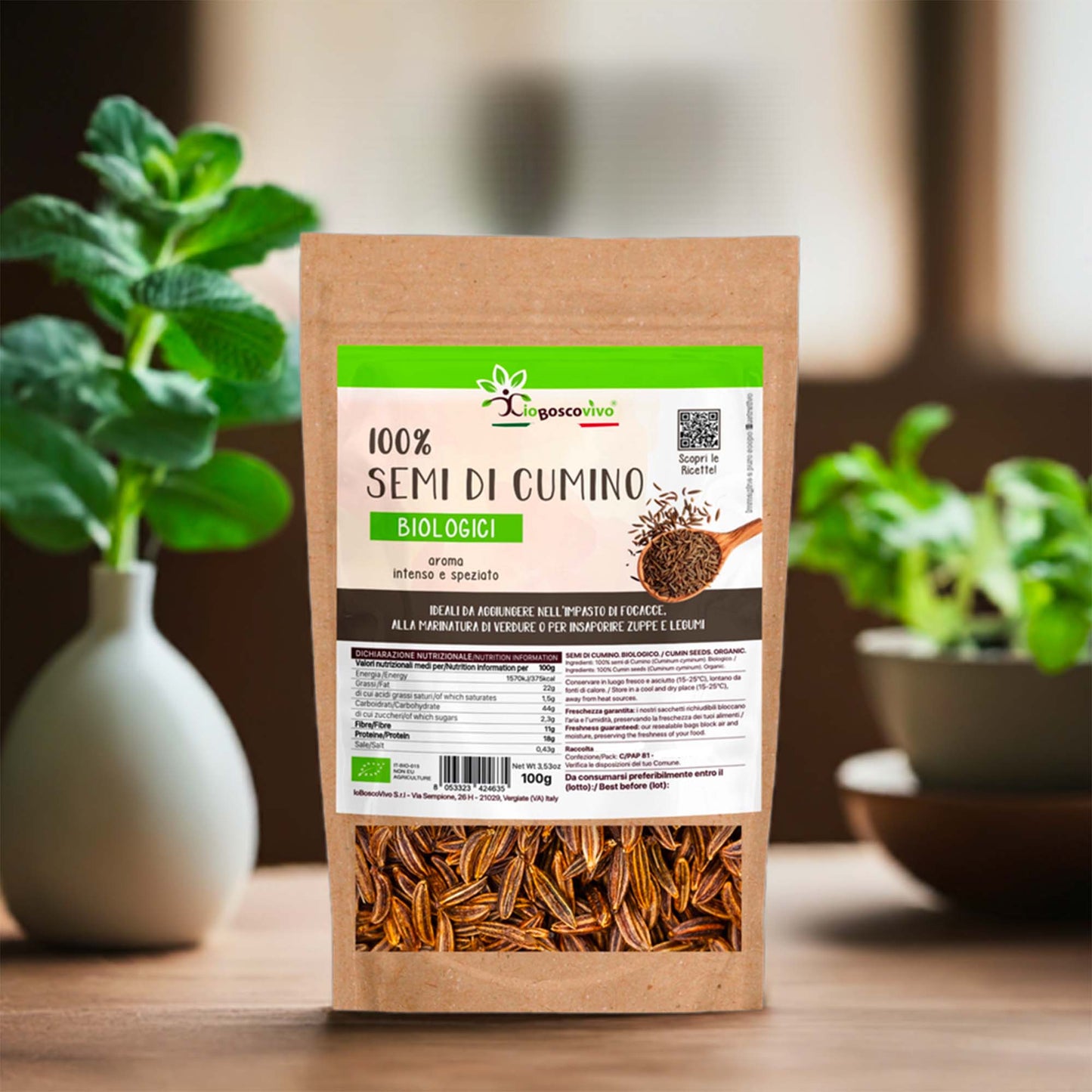 100 % Bio-Kreuzkümmelsamen – 100 g