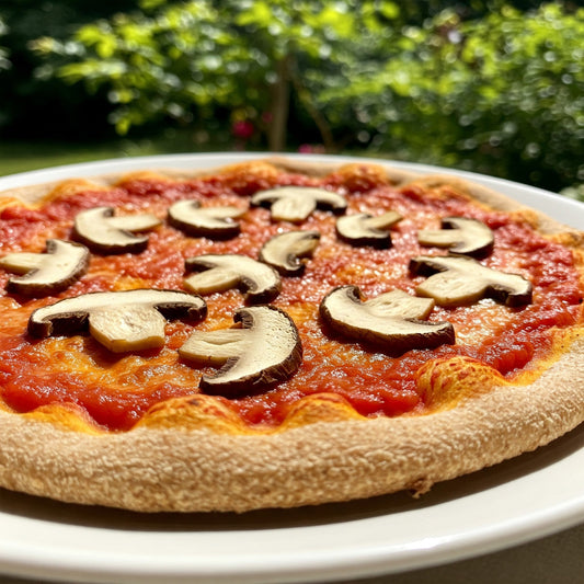 Pizza Integrale con Funghi Shiitake: Un Tuffo nel Sapore Raffinato