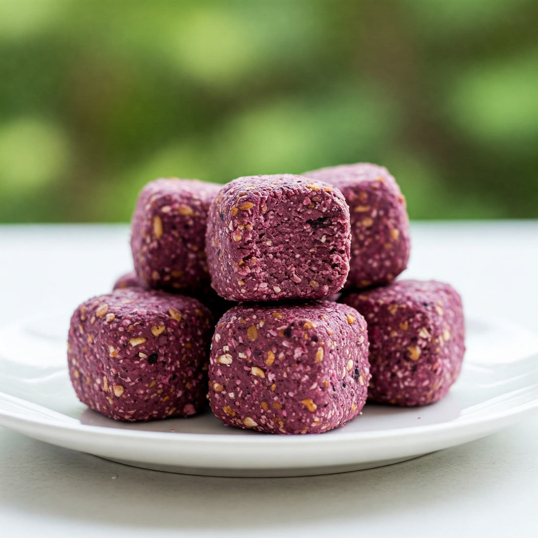 Energy Bites con Chufa e Ribes Nero (Senza Cottura) - IoBoscoVivo Srl
