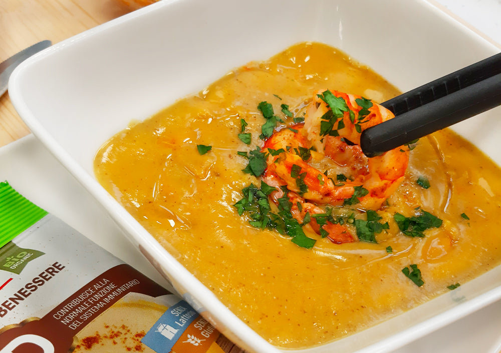 Zuppa di Funghi Shiitake e Curry