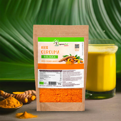 100% Curcuma in polvere BIO - 100g - IoBoscoVivo Srl
