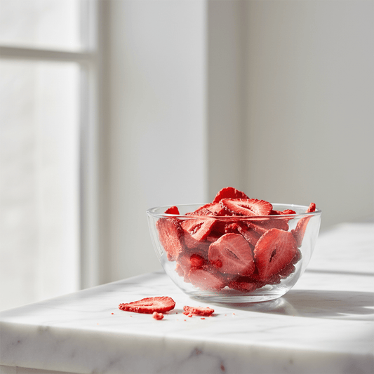 100% Fragola a fette liofilizzata BIO - 20g - IoBoscoVivo Srl