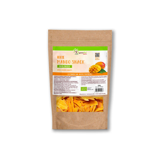 100% Mango disidratato a fette BIO 50g - IoBoscoVivo Srl