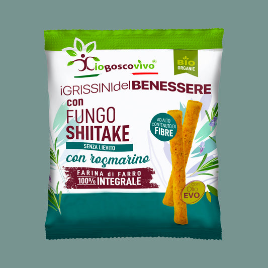 Grissini al Rosmarino & Shiitake BIO 50g
