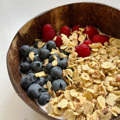 Cocco Bowl Artigianali iHEALTHY: Set Ciotola e Cucchiaio Eco-Friendly per i Tuoi Piatti
