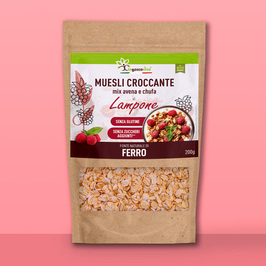 Muesli croccante al Lampone BIO