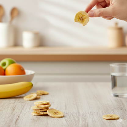 100% Banana Liofilizzata Biologica a Rondelle - Il Tuo Snack di Frutta!