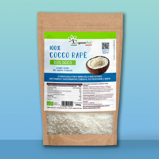 100 % Bio-Kokosnuss-Grata – 200 g