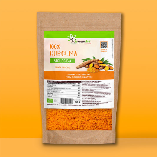 100% Curcuma in polvere BIO - 100g