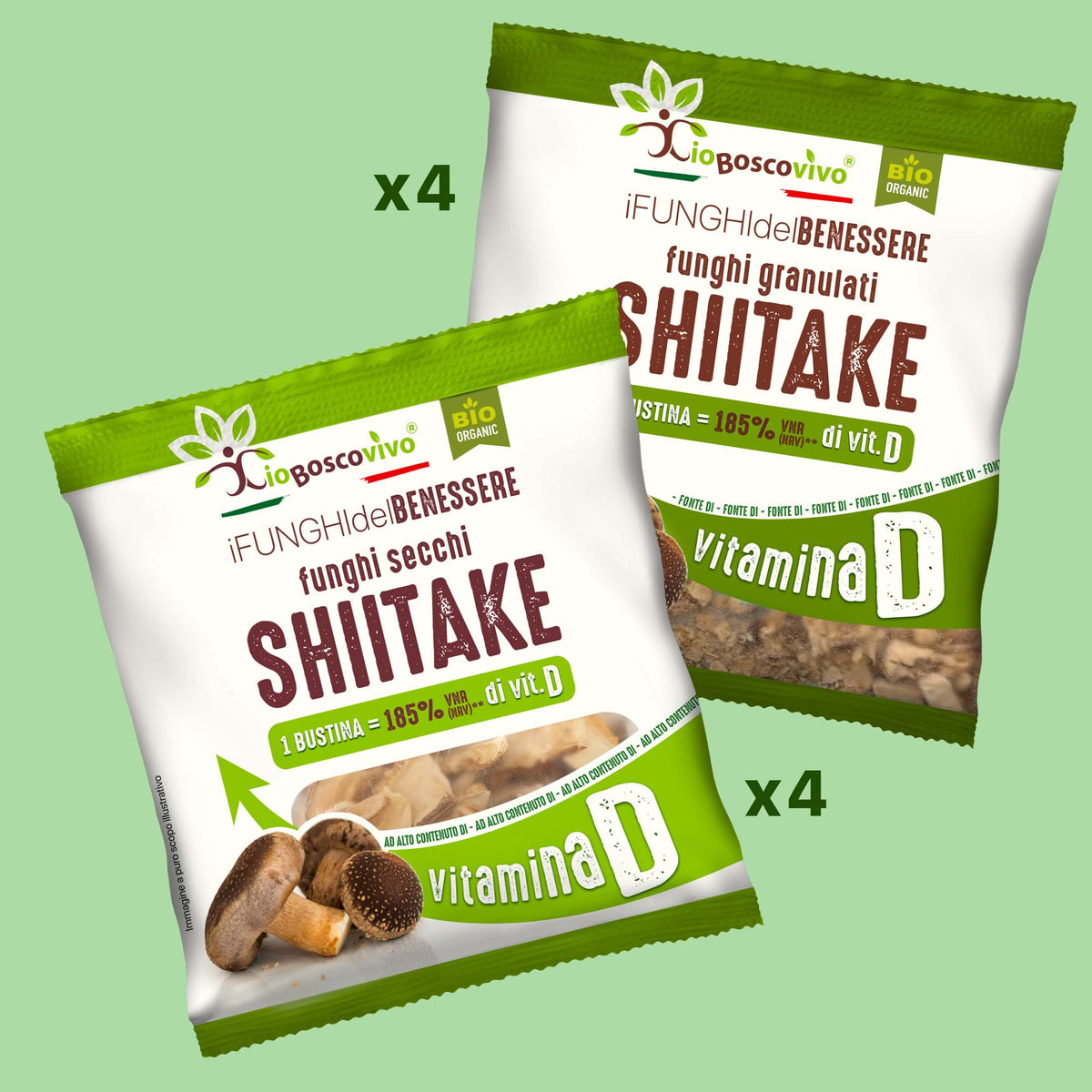 Box Funghi Shiitake BIO - IoBoscoVivo Srl