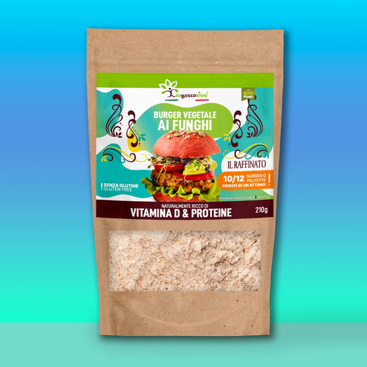 Preparato per Burger o Polpette ai Funghi Shiitake BIO 210g