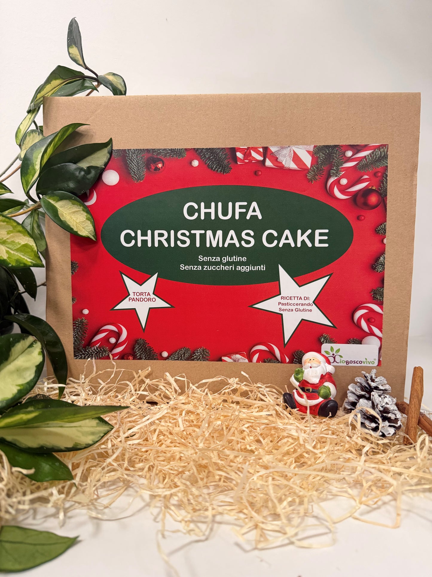 ✨ IOBOSCOVIVO CHUFA CHRISTMAS CAKE SENZA GLUTINE🎁