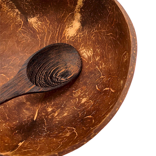 Cocco Bowl Artigianali: Set Ciotola e Cucchiaio Eco-Friendly per i Tuoi Piatti - IoBoscoVivo Srl