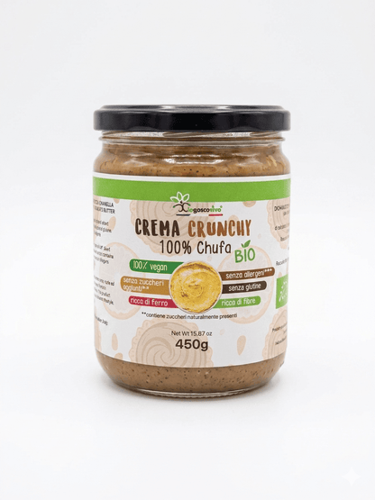 Vasetto di Crema di Chufa BIO Crunchy IoBoscoVivo 