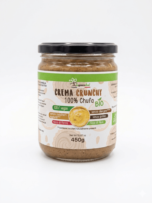 Vasetto di Crema di Chufa BIO Crunchy IoBoscoVivo 