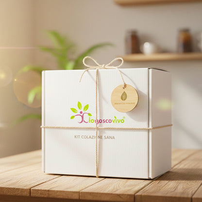 Kit colazione senza glutine senza zuccheri aggiunti BIO - Kit IoBoscoVivo