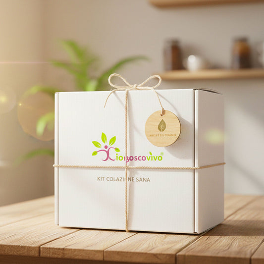 Kit colazione senza glutine senza zuccheri aggiunti BIO - Kit IoBoscoVivo