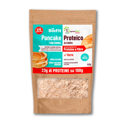 pancake proteico al cocco bio