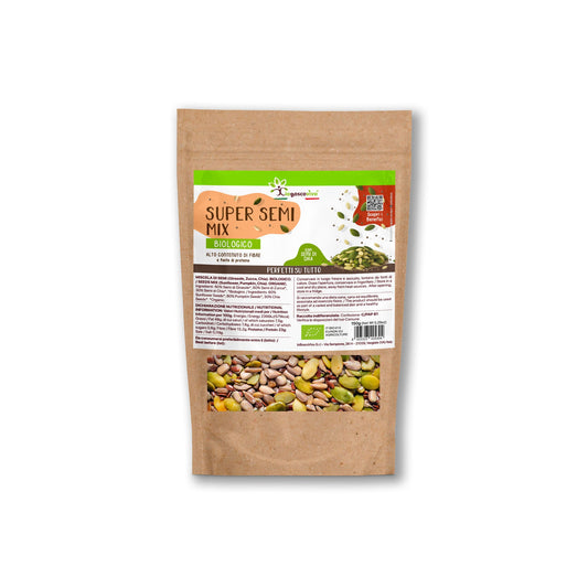 Mix Semi BIO 150g Chia Zucca Girasole, Ricco di Fibre - IoBoscoVivo Srl