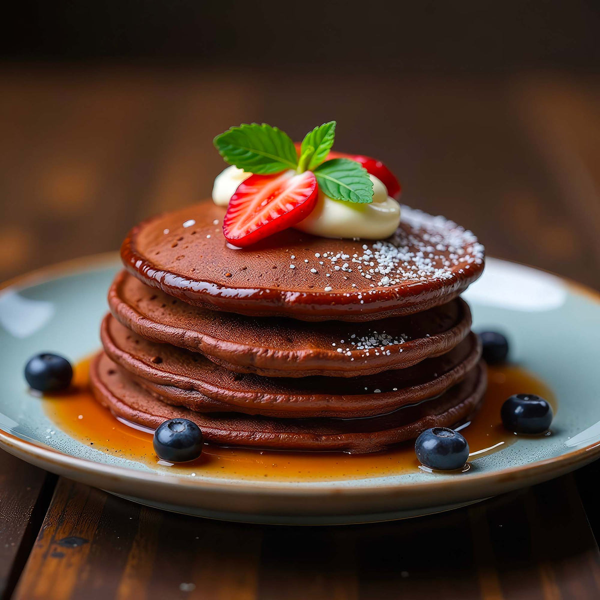 Preparato Bio per Pancake Proteici al Cacao e Chufa Senza Glutine 160g - IoBoscoVivo Srl