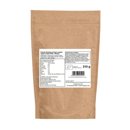 Preparato per Burger o Polpette ai Funghi Shiitake BIO 210g - IoBoscoVivo Srl
